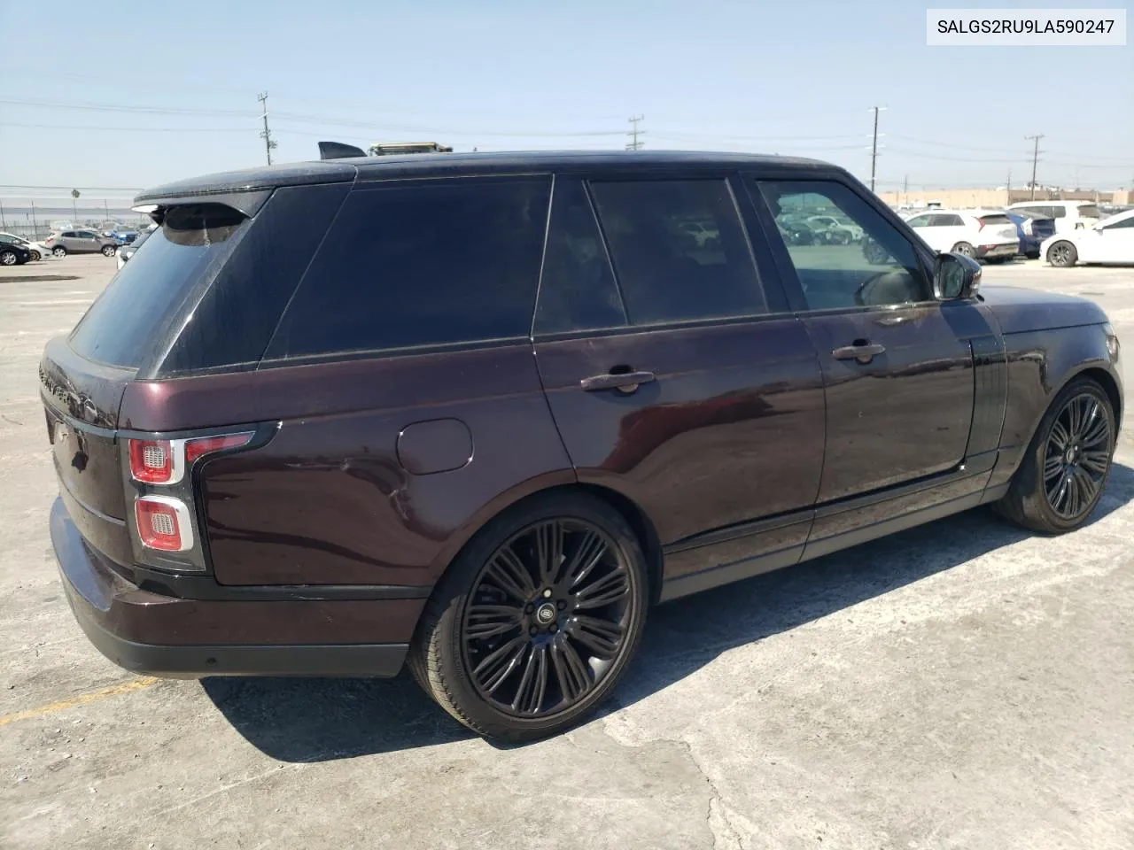 2020 Land Rover Range Rover Hse VIN: SALGS2RU9LA590247 Lot: 71211374