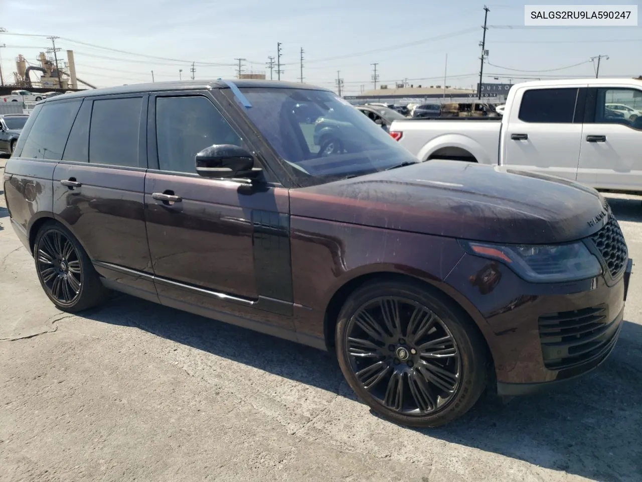 2020 Land Rover Range Rover Hse VIN: SALGS2RU9LA590247 Lot: 71211374