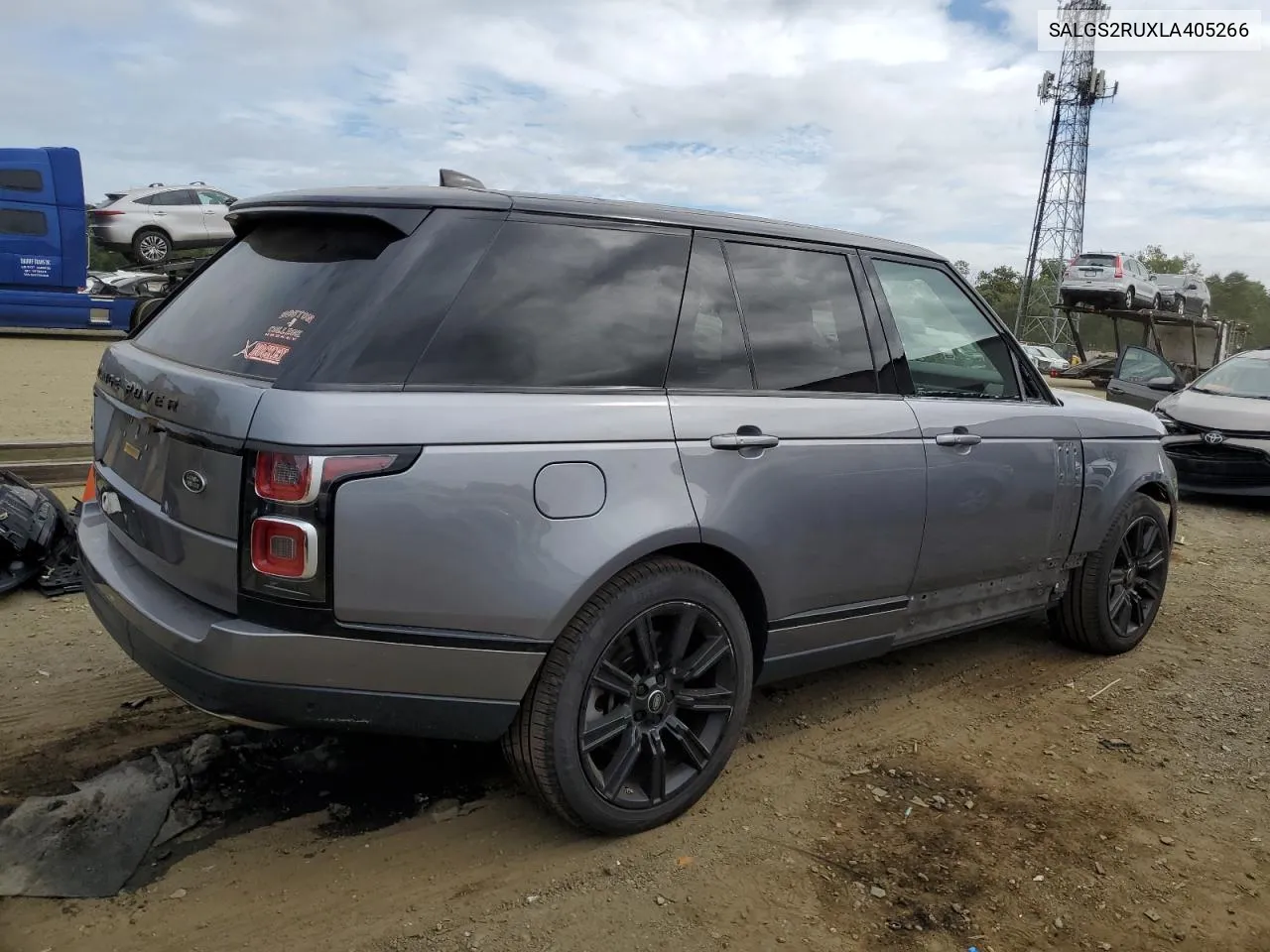 2020 Land Rover Range Rover Hse VIN: SALGS2RUXLA405266 Lot: 71616874