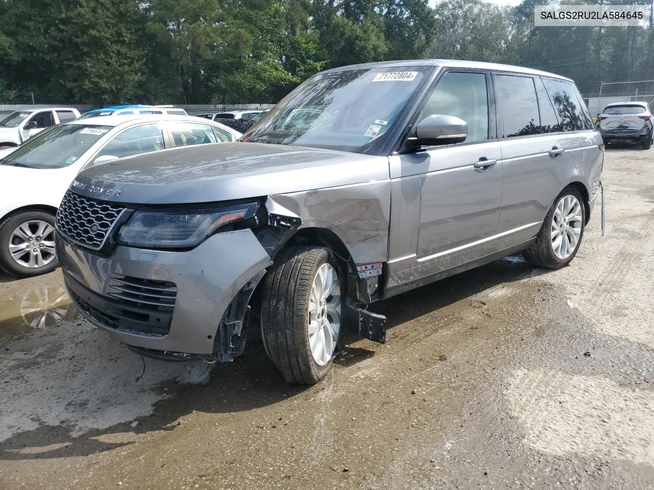 2020 Land Rover Range Rover Hse VIN: SALGS2RU2LA584645 Lot: 71772804