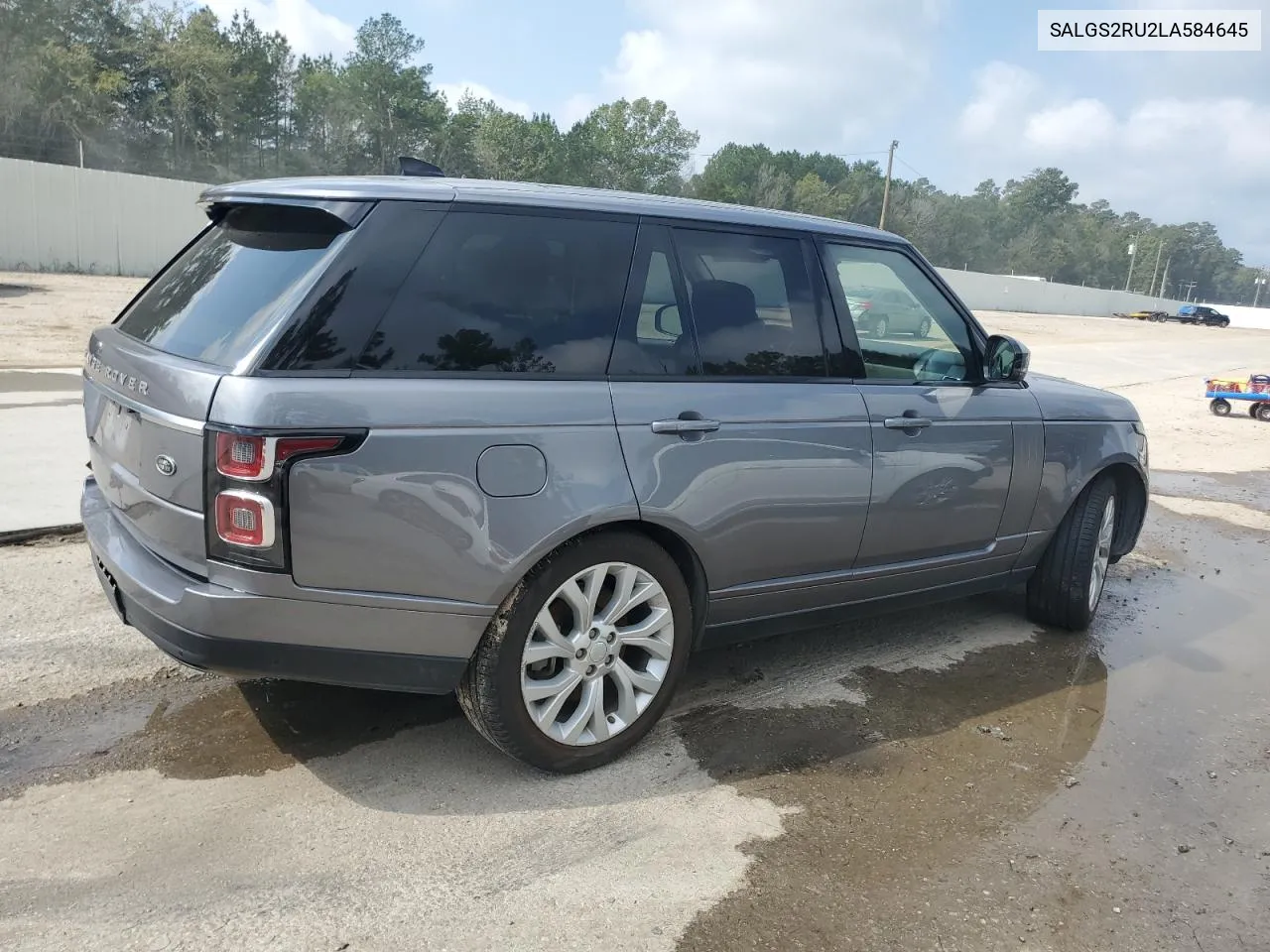 2020 Land Rover Range Rover Hse VIN: SALGS2RU2LA584645 Lot: 71772804