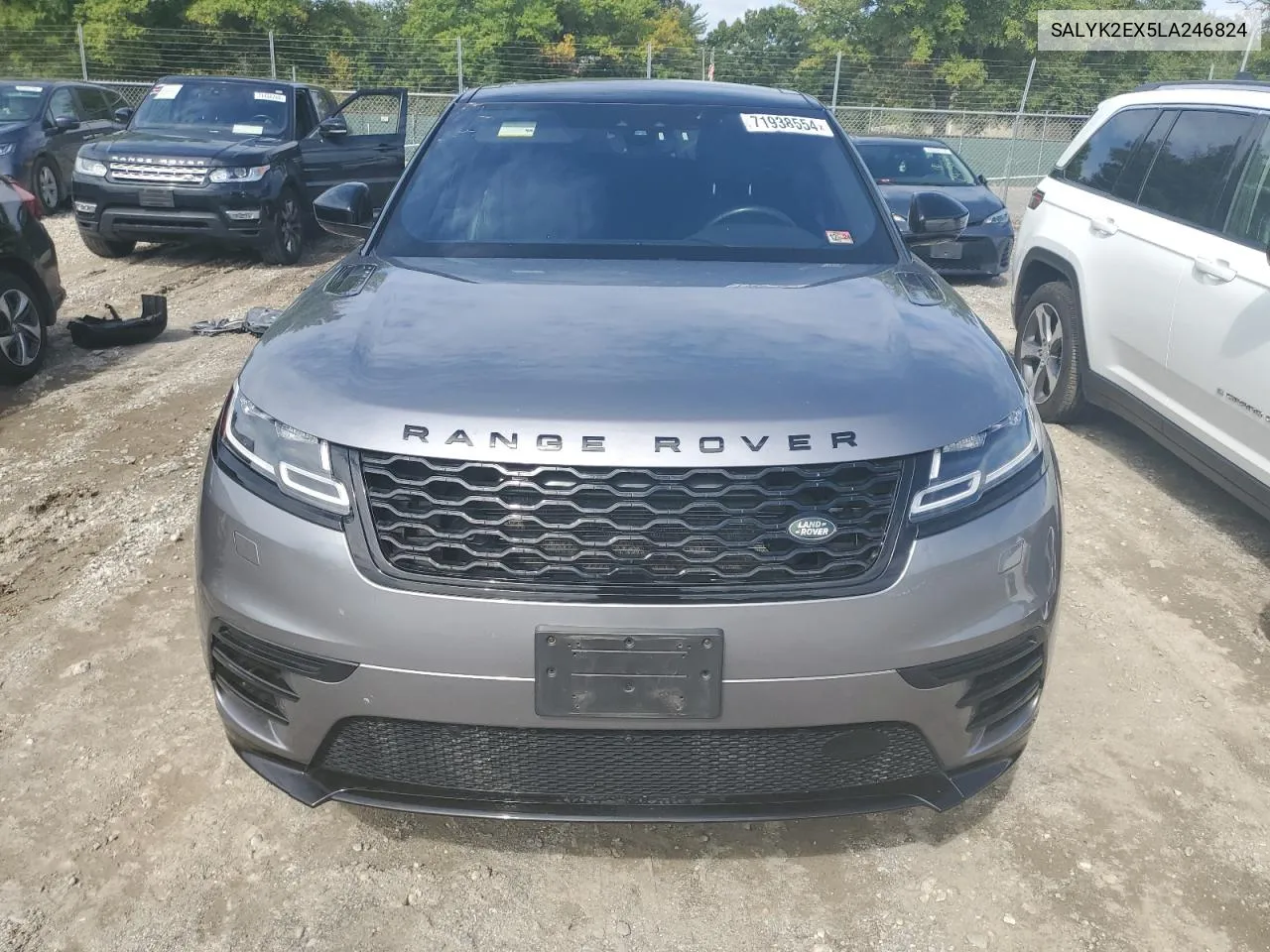 SALYK2EX5LA246824 2020 Land Rover Range Rover Velar R-Dynamic S