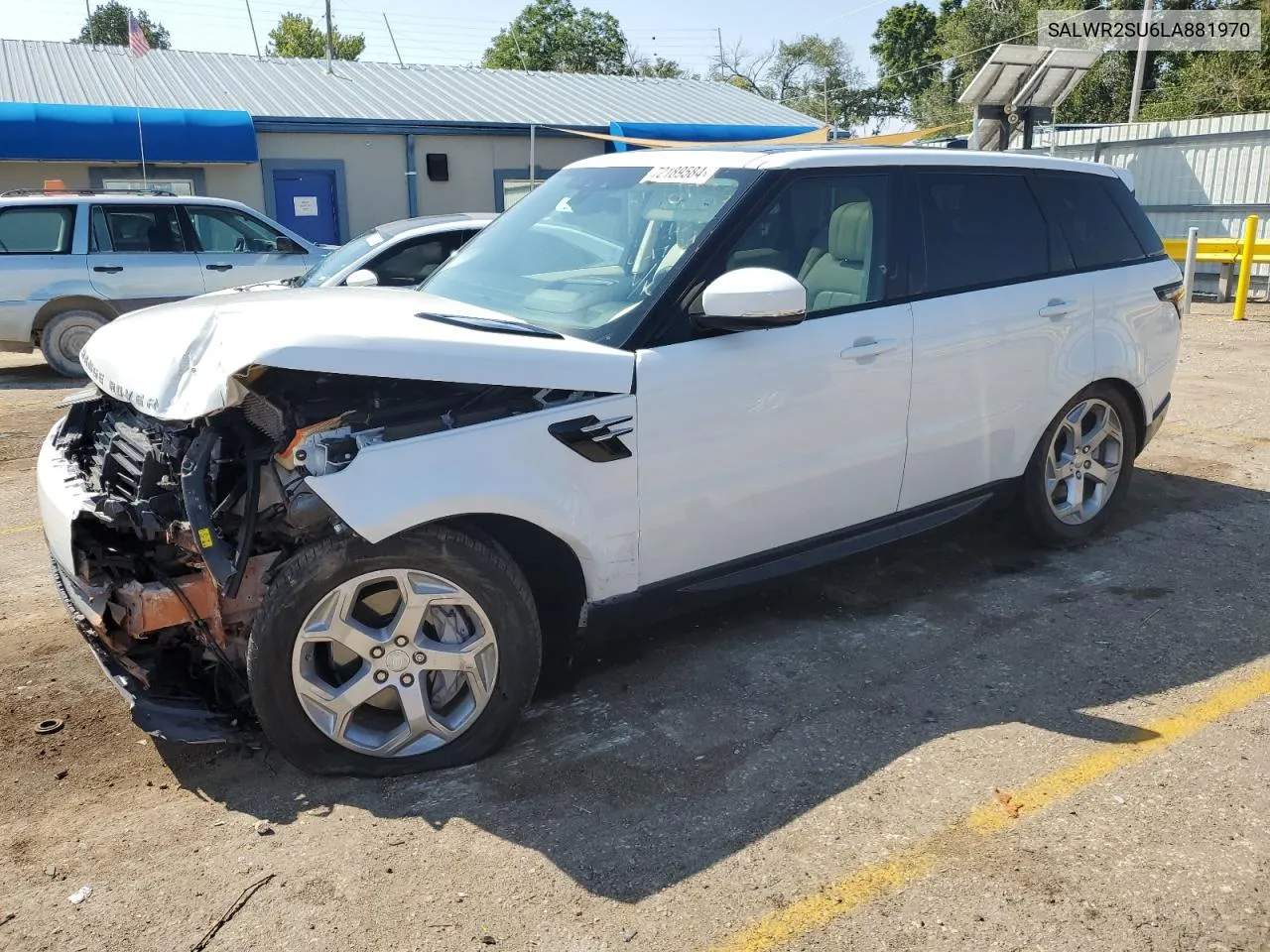 2020 Land Rover Range Rover Sport Hse VIN: SALWR2SU6LA881970 Lot: 72189584