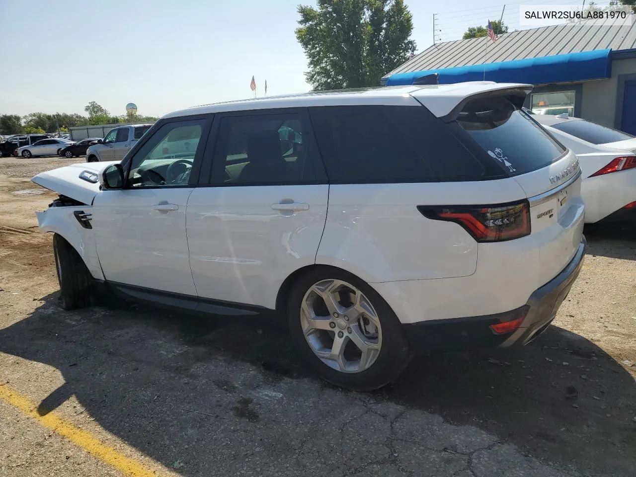 2020 Land Rover Range Rover Sport Hse VIN: SALWR2SU6LA881970 Lot: 72189584