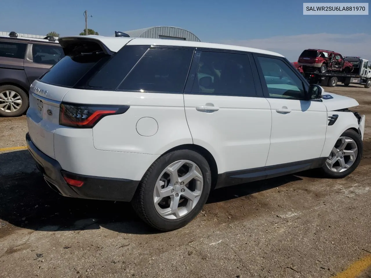 2020 Land Rover Range Rover Sport Hse VIN: SALWR2SU6LA881970 Lot: 72189584