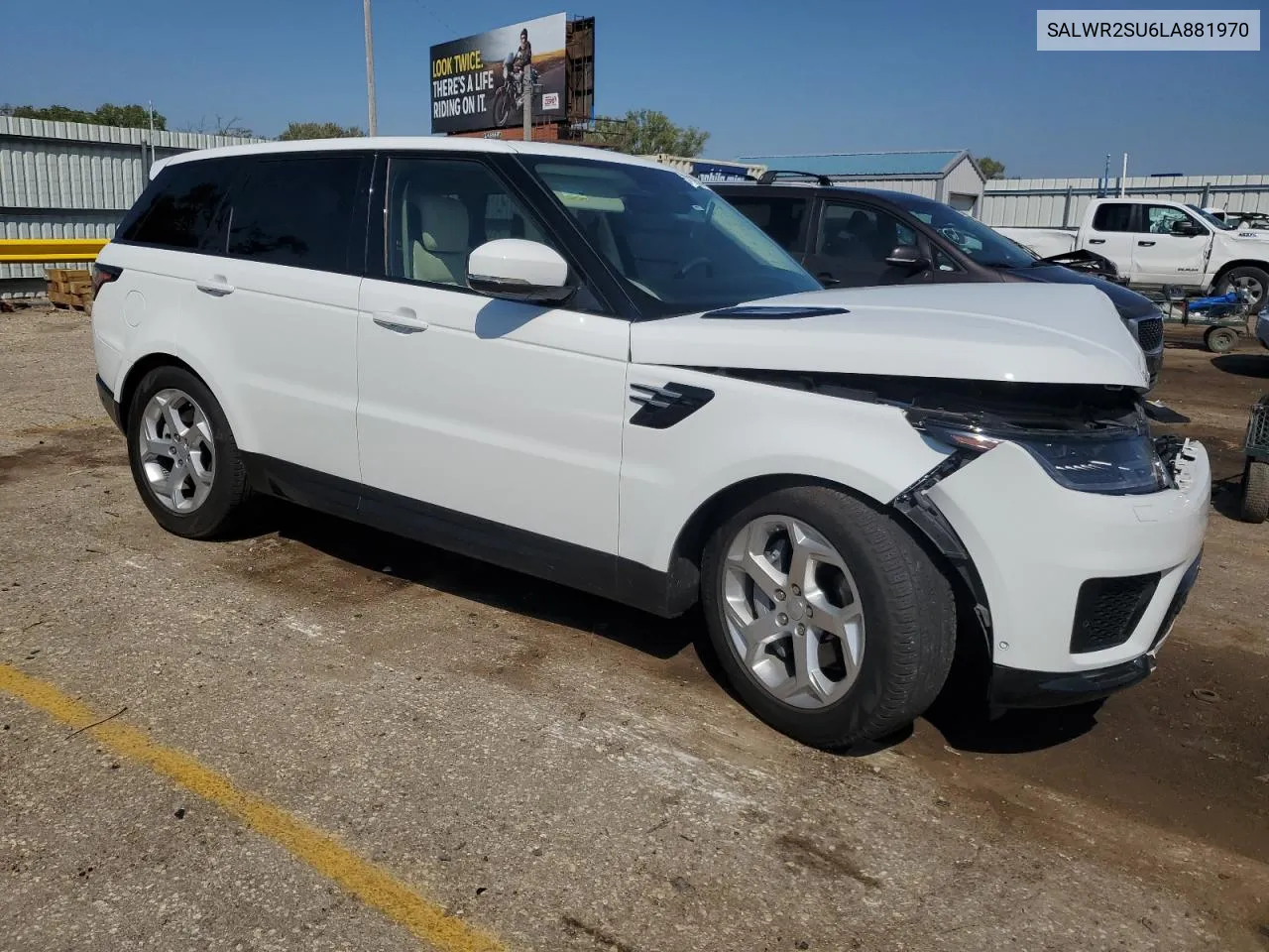 2020 Land Rover Range Rover Sport Hse VIN: SALWR2SU6LA881970 Lot: 72189584