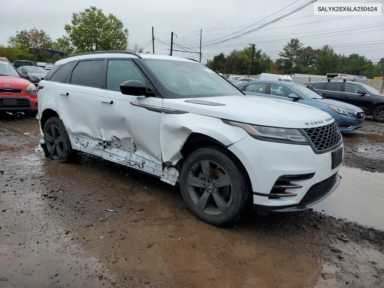 2020 Land Rover Range Rover Velar R-Dynamic S VIN: SALYK2EX6LA250624 Lot: 73174804