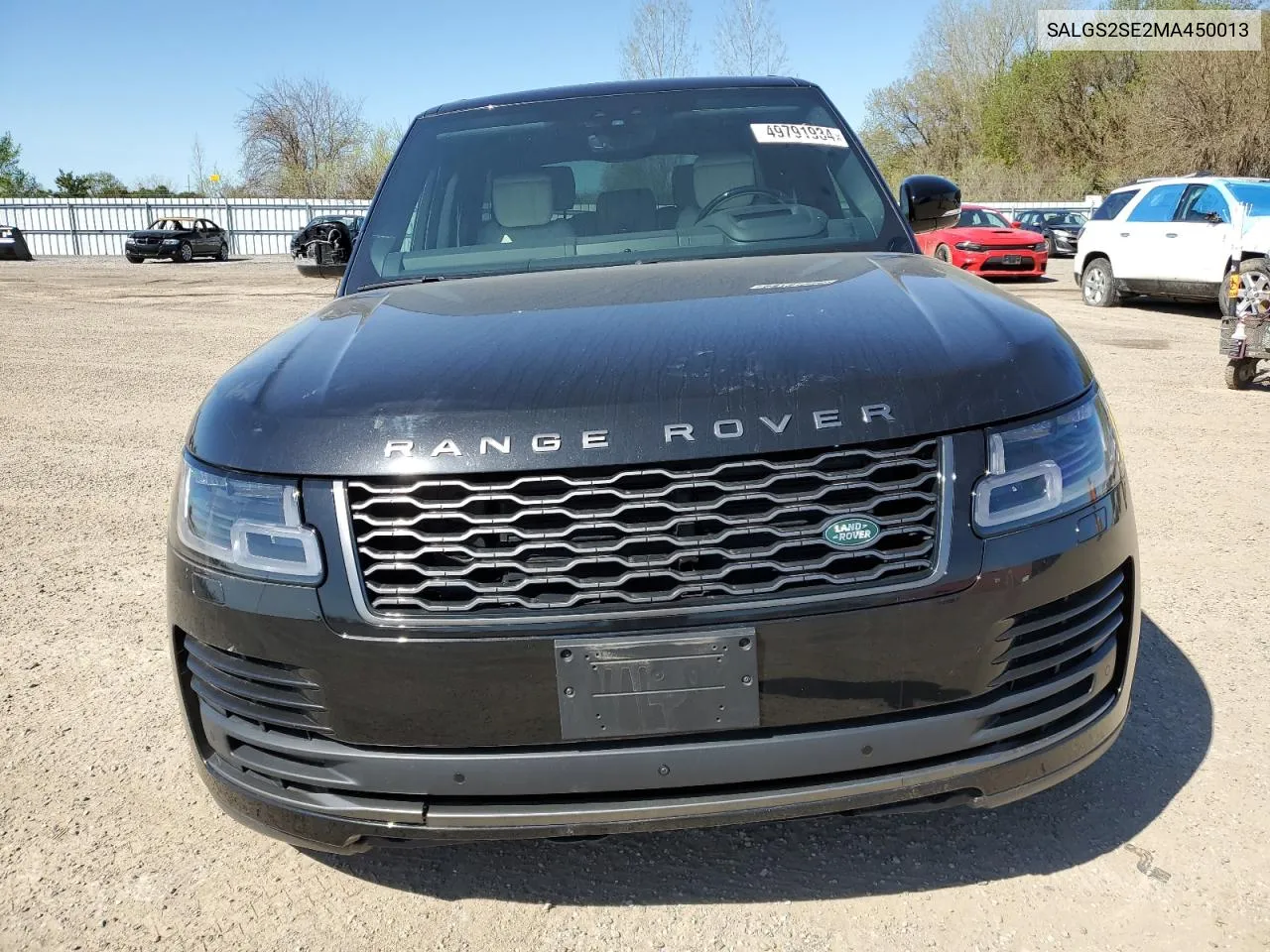 2021 Land Rover Range Rover Westminster Edition VIN: SALGS2SE2MA450013 Lot: 49791934