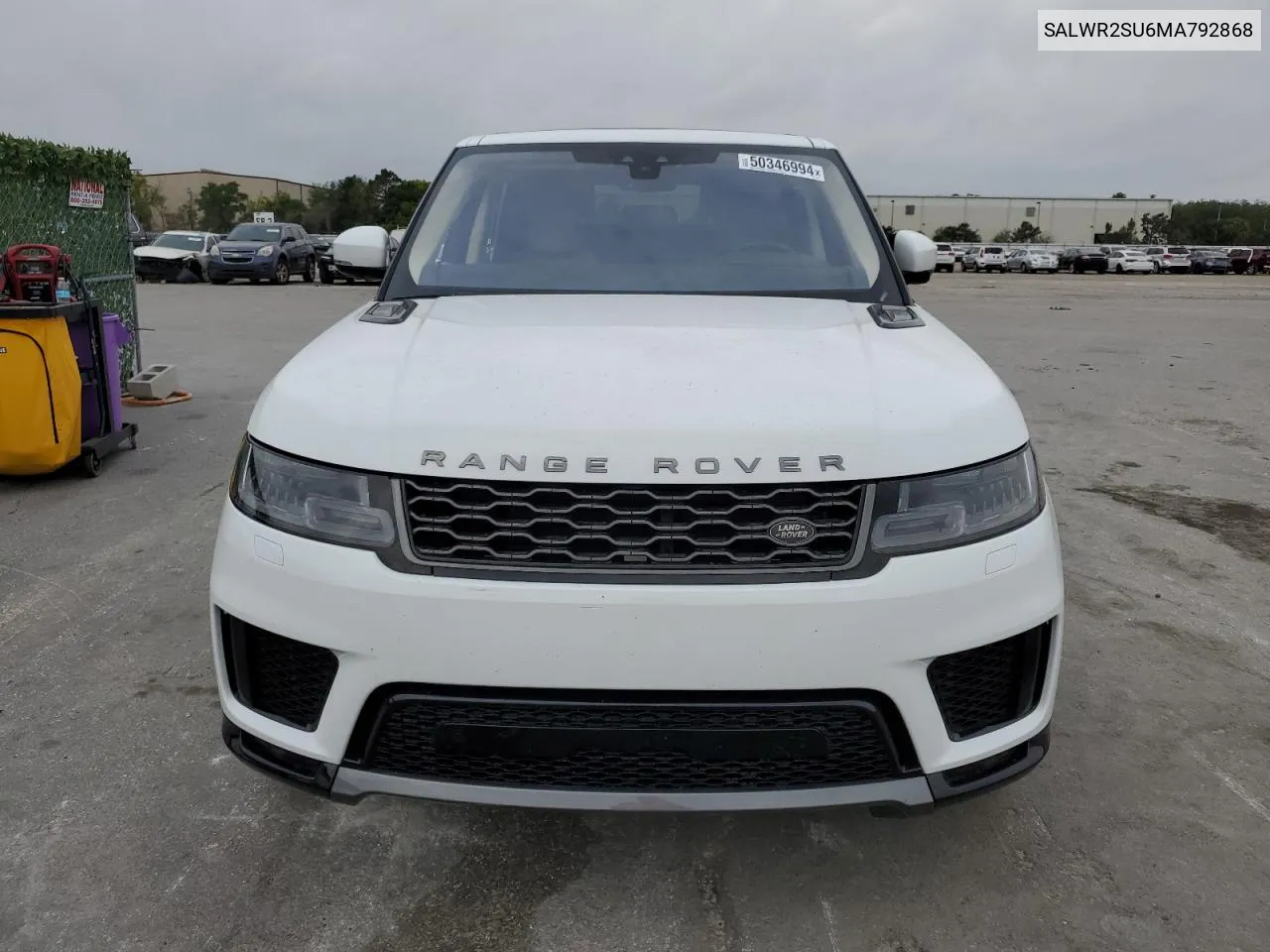 2021 Land Rover Range Rover Sport Hse Silver Edition VIN: SALWR2SU6MA792868 Lot: 50346994