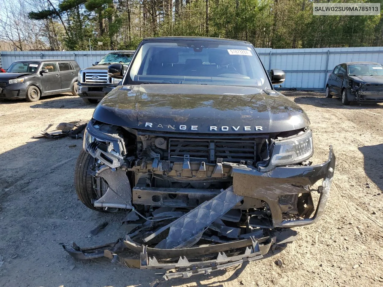 SALWG2SU9MA785113 2021 Land Rover Range Rover Sport Se