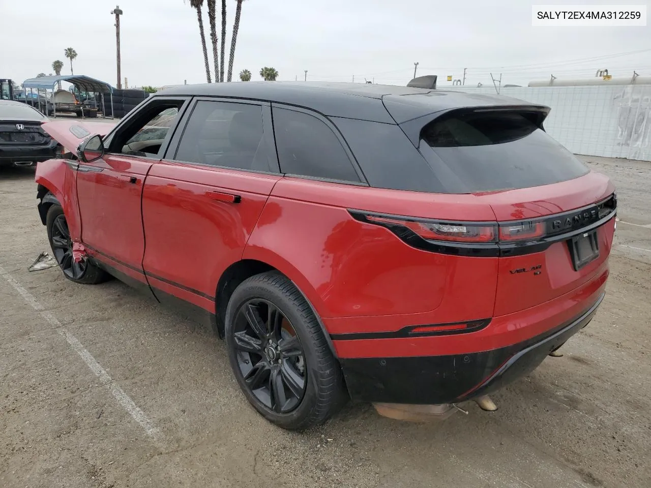 2021 Land Rover Range Rover Velar R-Dynamic S VIN: SALYT2EX4MA312259 Lot: 54062323