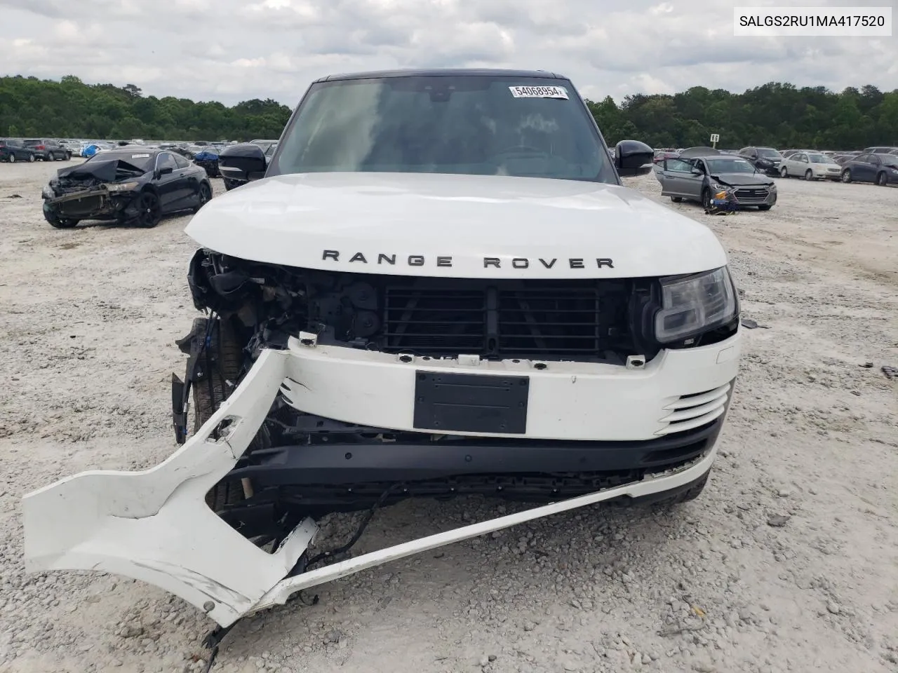 2021 Land Rover Range Rover Hse Westminster Edition VIN: SALGS2RU1MA417520 Lot: 54068954