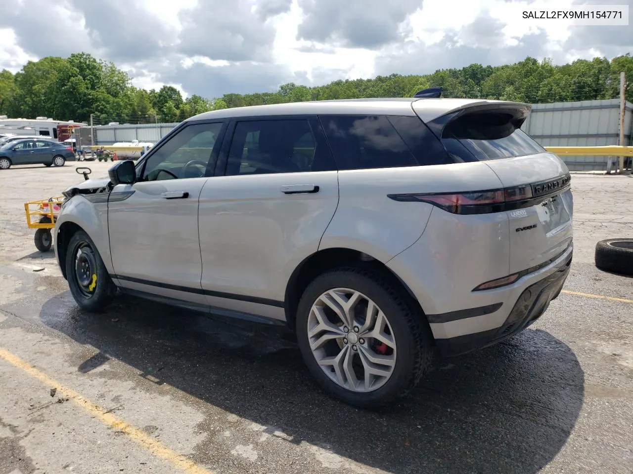 2021 Land Rover Range Rover Evoque R-Dynamic Se VIN: SALZL2FX9MH154771 Lot: 54695074