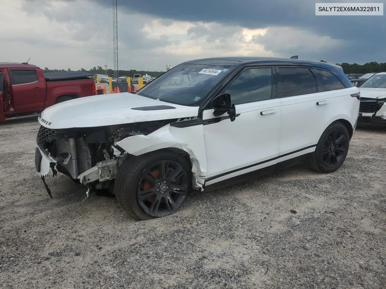 2021 Land Rover Range Rover Velar R-Dynamic S VIN: SALYT2EX6MA322811 Lot: 56258504