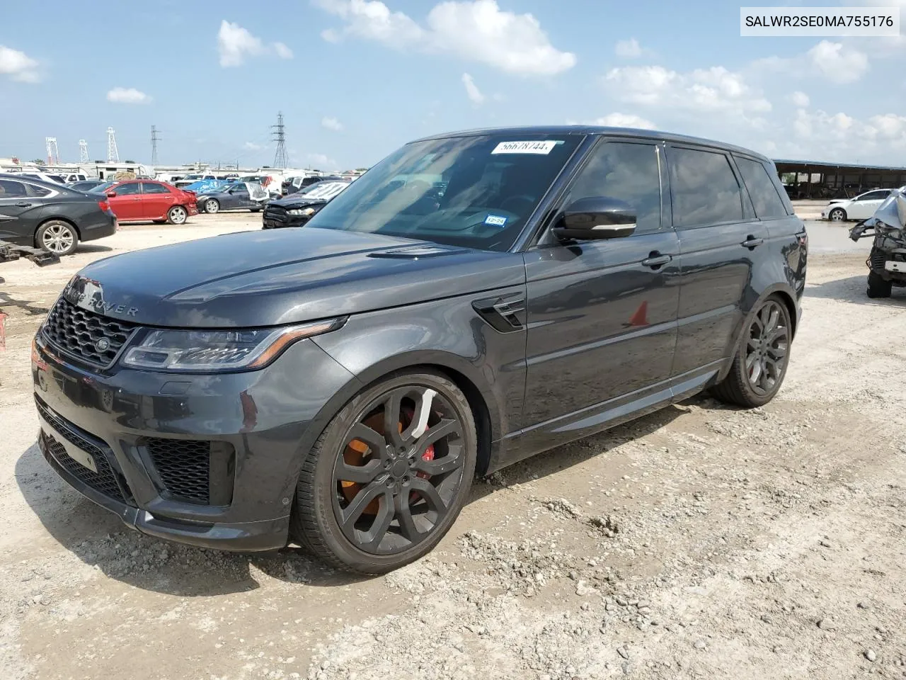 2021 Land Rover Range Rover Sport Hse Dynamic VIN: SALWR2SE0MA755176 Lot: 56678744