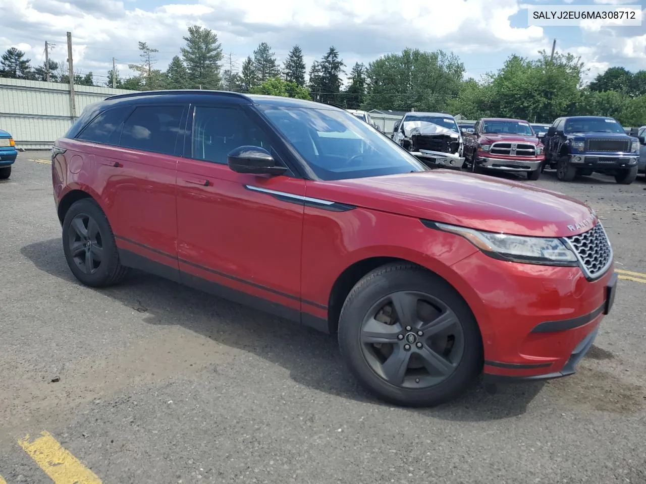 2021 Land Rover Range Rover Velar S VIN: SALYJ2EU6MA308712 Lot: 58202394