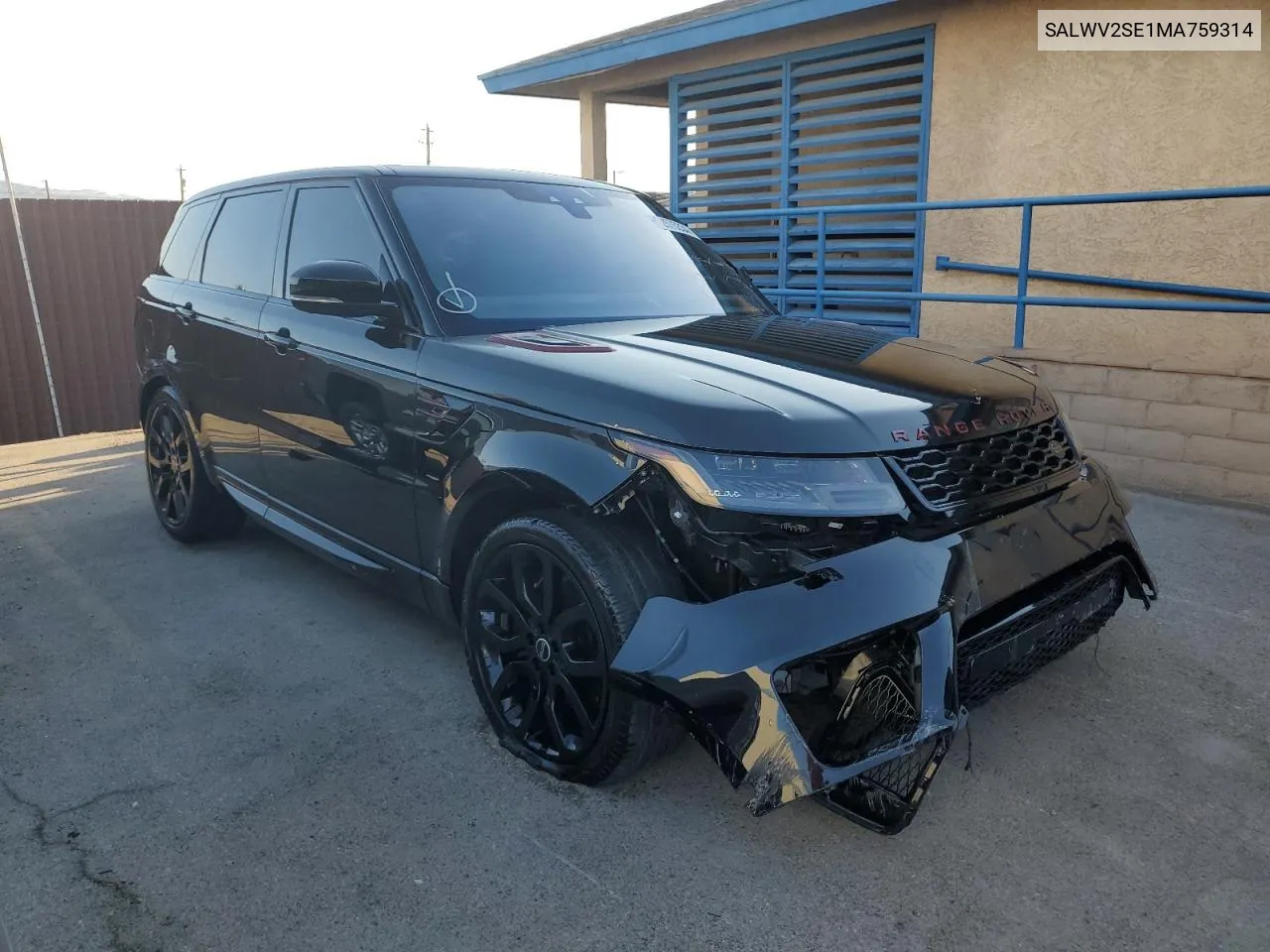 2021 Land Rover Range Rover Sport P525 Autobiography VIN: SALWV2SE1MA759314 Lot: 62575334