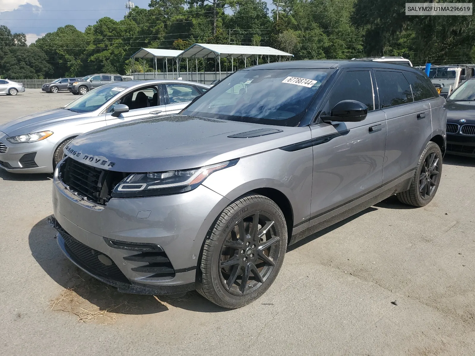 2021 Land Rover Range Rover Velar R-Dynamic Hse VIN: SALYM2FU1MA296619 Lot: 67788744