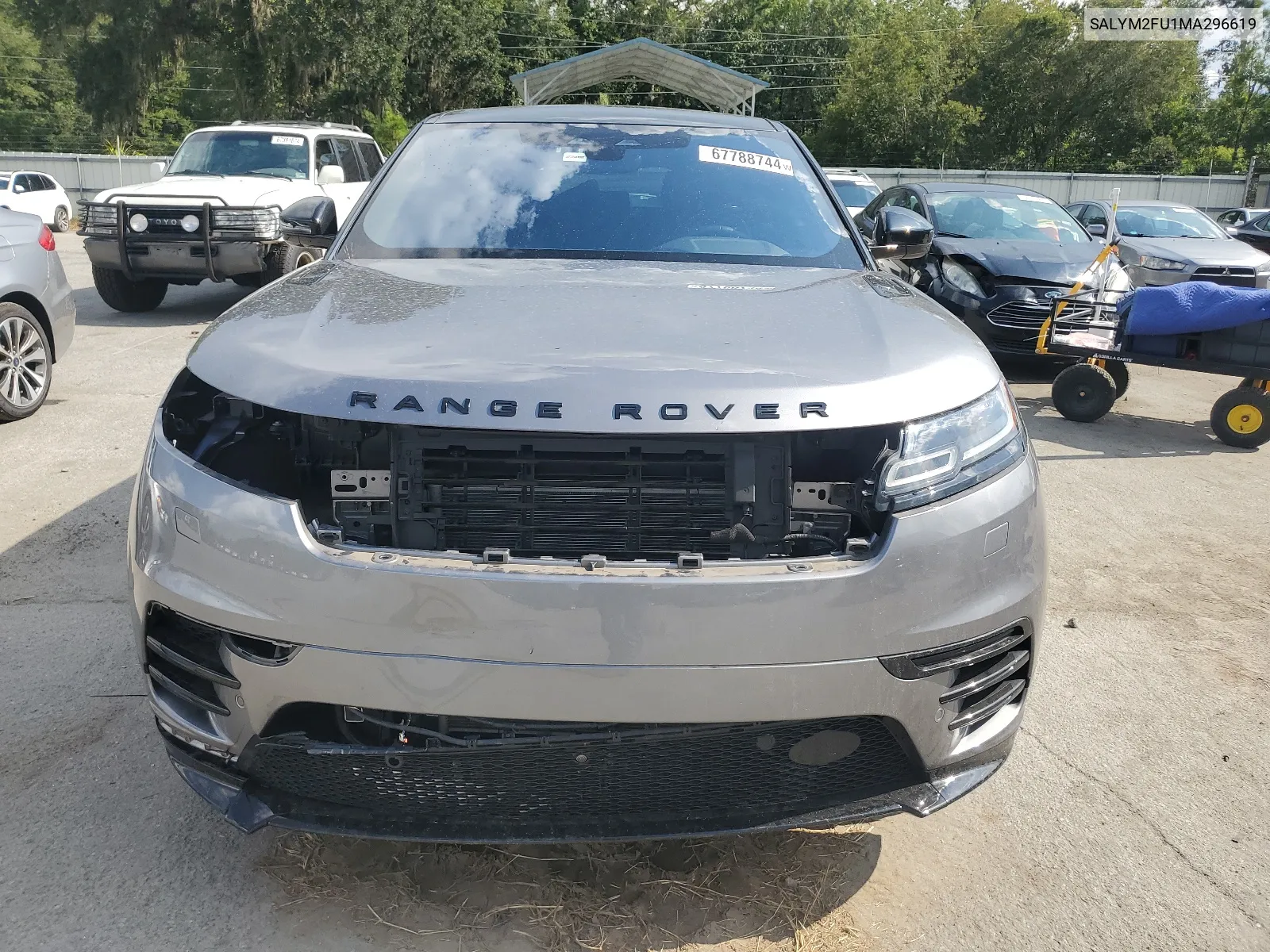 2021 Land Rover Range Rover Velar R-Dynamic Hse VIN: SALYM2FU1MA296619 Lot: 67788744