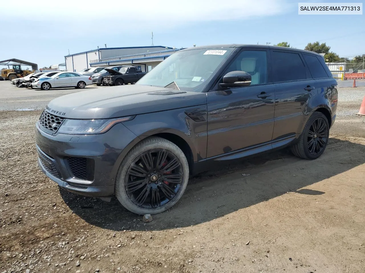 2021 Land Rover Range Rover Sport P525 Autobiography VIN: SALWV2SE4MA771313 Lot: 70331044