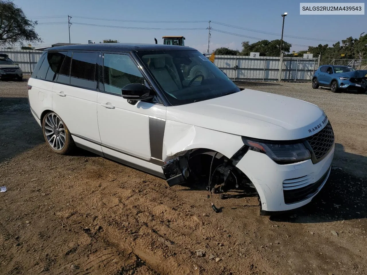 2021 Land Rover Range Rover Hse Westminster Edition VIN: SALGS2RU2MA439543 Lot: 70844454