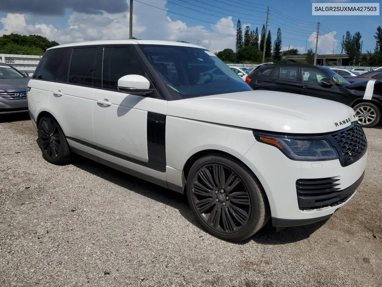 2021 Land Rover Range Rover VIN: SALGR2SUXMA427503 Lot: 70847404