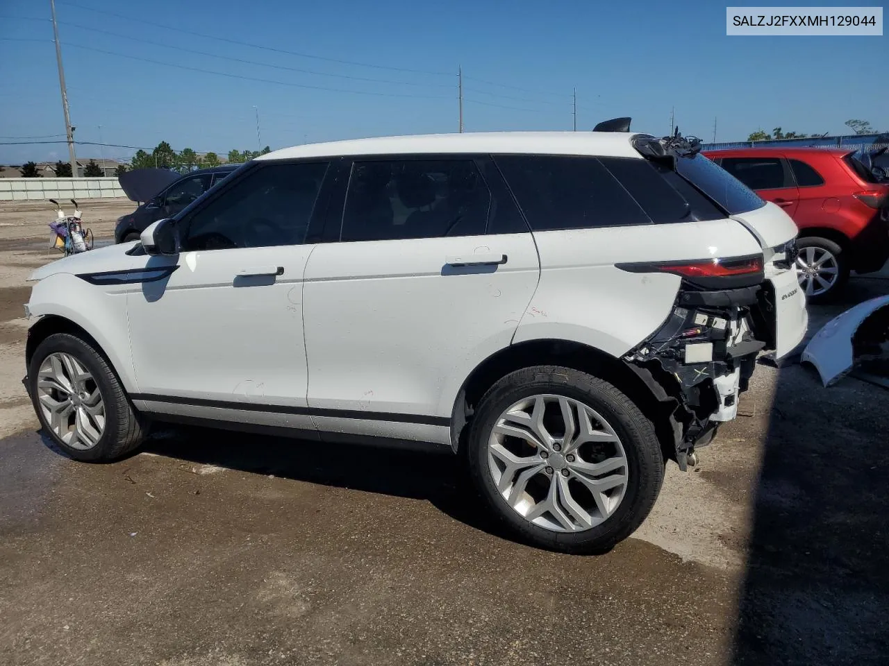 2021 Land Rover Range Rover Evoque S VIN: SALZJ2FXXMH129044 Lot: 70847684