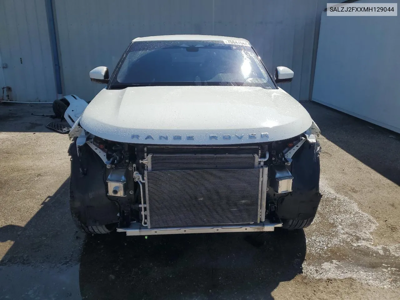 2021 Land Rover Range Rover Evoque S VIN: SALZJ2FXXMH129044 Lot: 70847684