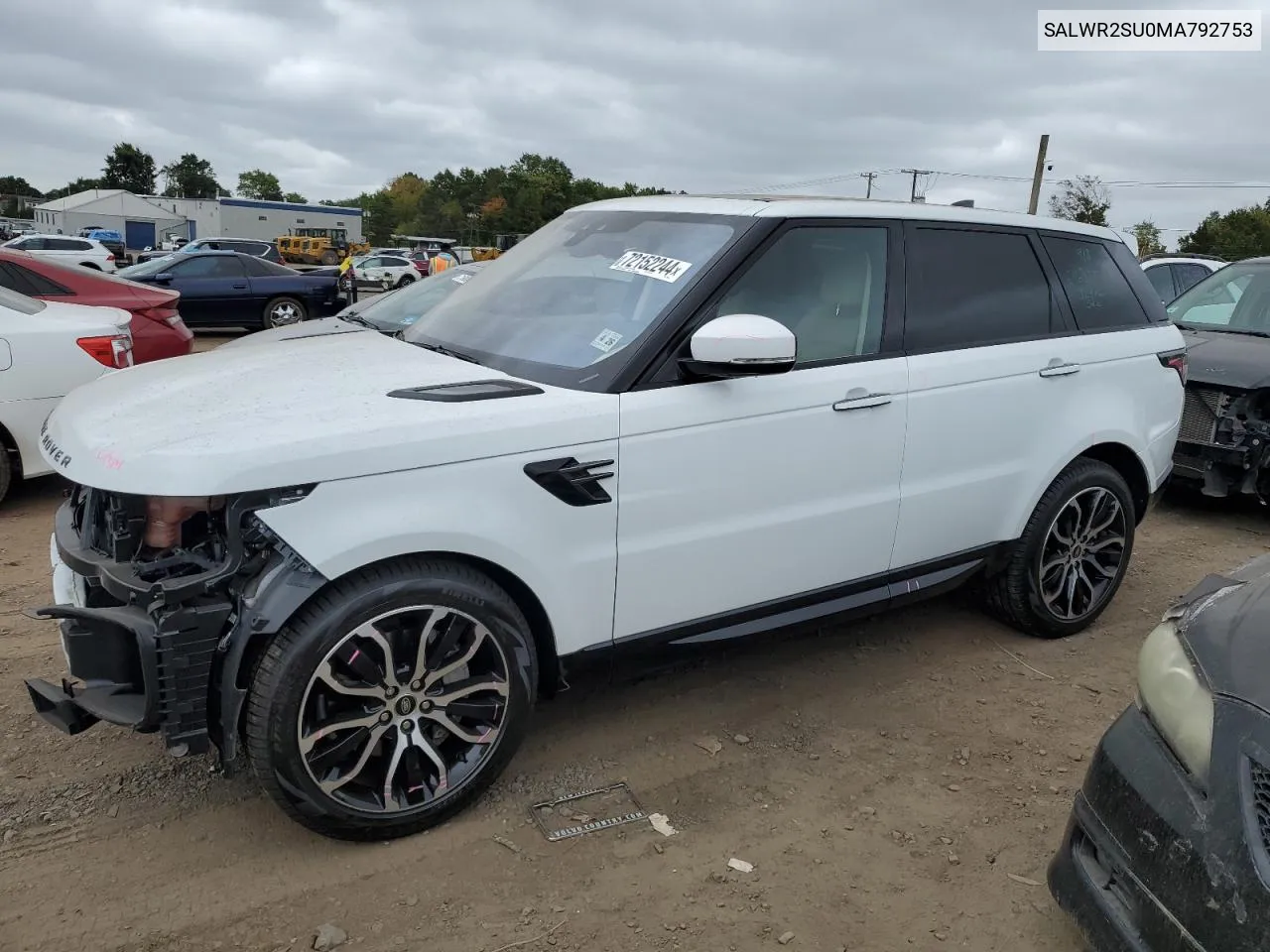 2021 Land Rover Range Rover Sport Hse Silver Edition VIN: SALWR2SU0MA792753 Lot: 72152244