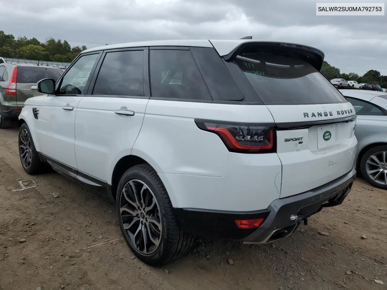 2021 Land Rover Range Rover Sport Hse Silver Edition VIN: SALWR2SU0MA792753 Lot: 72152244