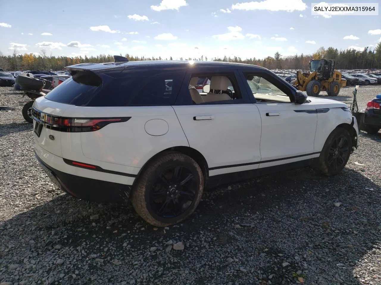 2021 Land Rover Range Rover Velar S VIN: SALYJ2EXXMA315964 Lot: 72798123