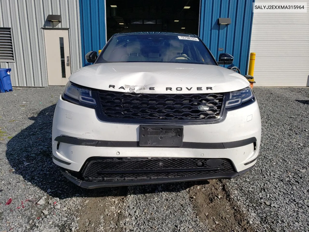 2021 Land Rover Range Rover Velar S VIN: SALYJ2EXXMA315964 Lot: 72798123