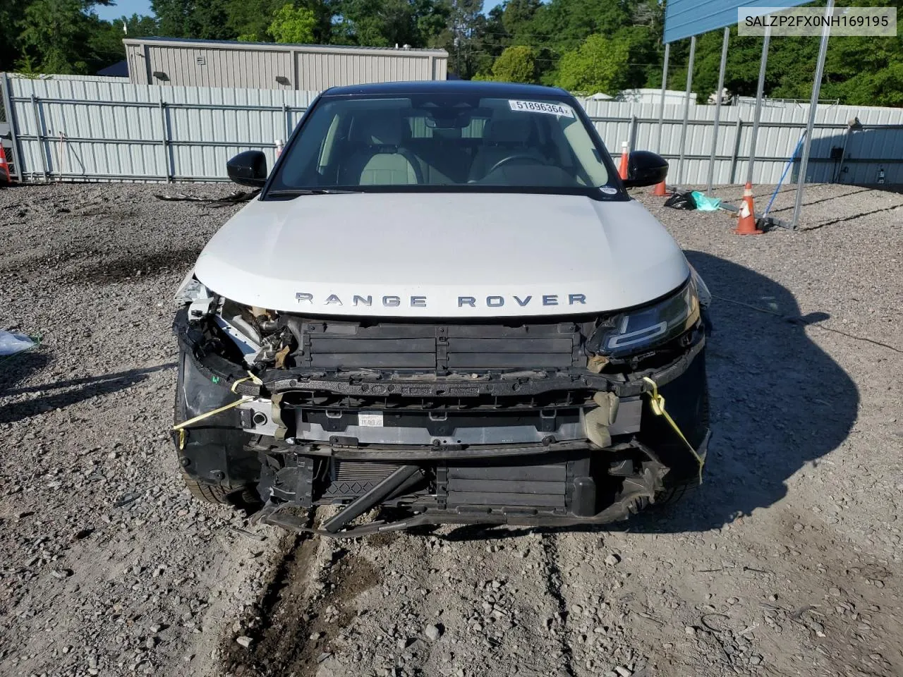 SALZP2FX0NH169195 2022 Land Rover Range Rover Evoque Se