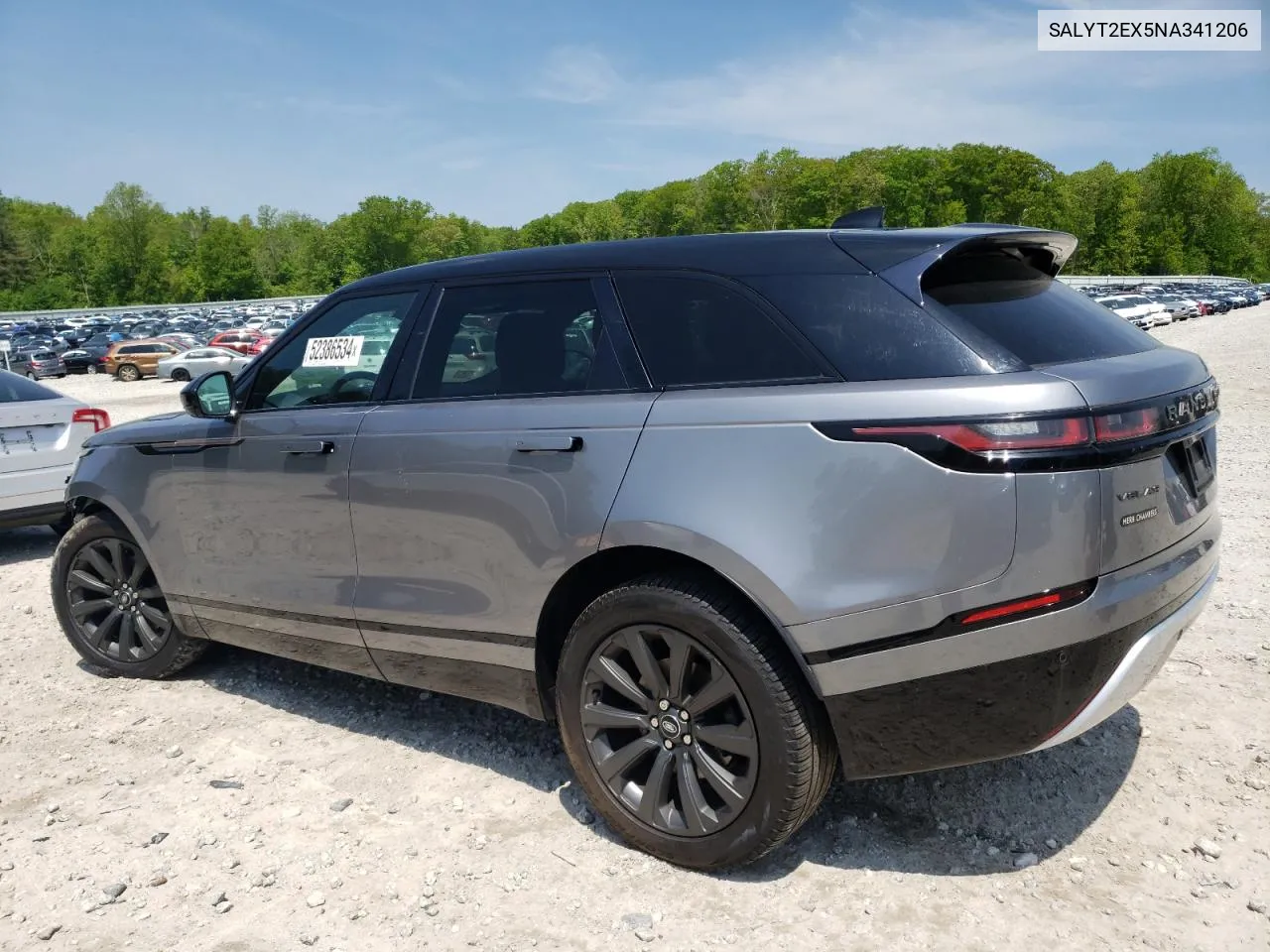 2022 Land Rover Range Rover Velar R-Dynamic S VIN: SALYT2EX5NA341206 Lot: 52386534