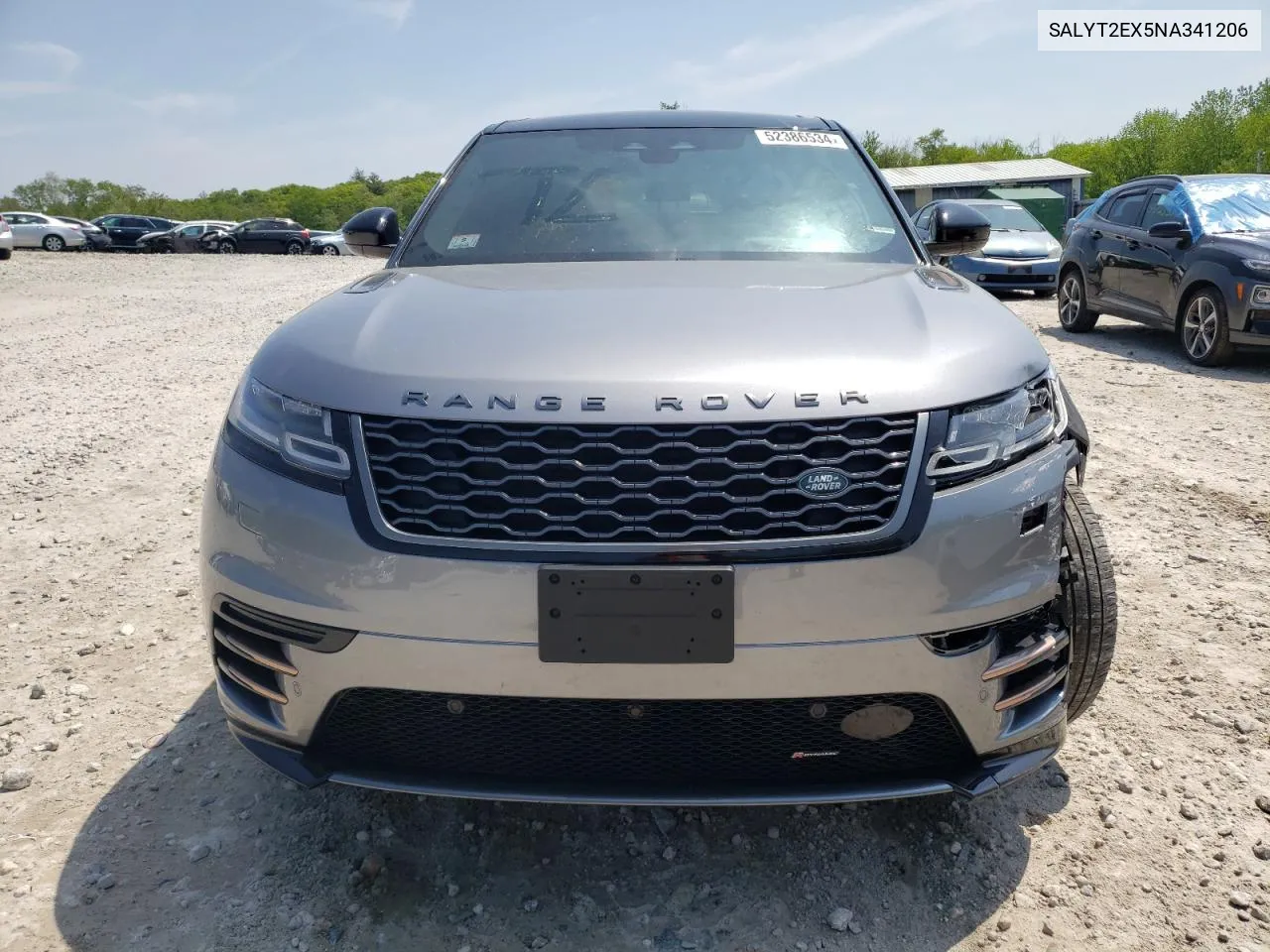 2022 Land Rover Range Rover Velar R-Dynamic S VIN: SALYT2EX5NA341206 Lot: 52386534