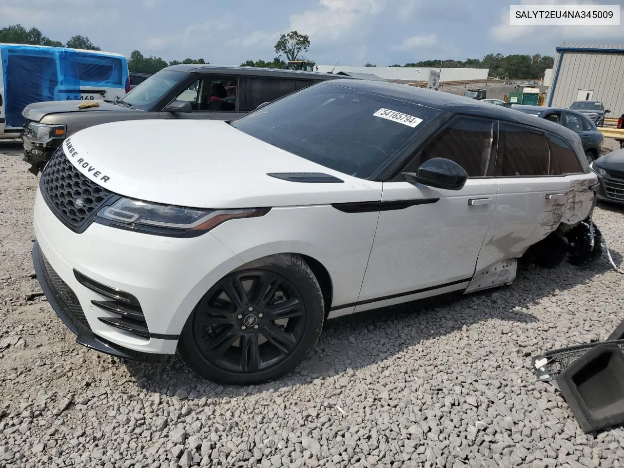 2022 Land Rover Range Rover Velar R-Dynamic S VIN: SALYT2EU4NA345009 Lot: 54165794