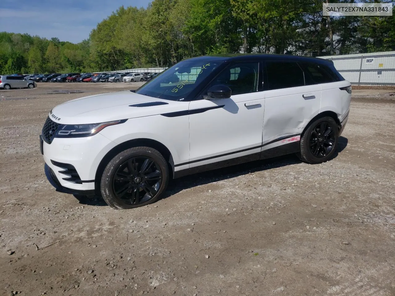 SALYT2EX7NA331843 2022 Land Rover Range Rover Velar R-Dynamic S