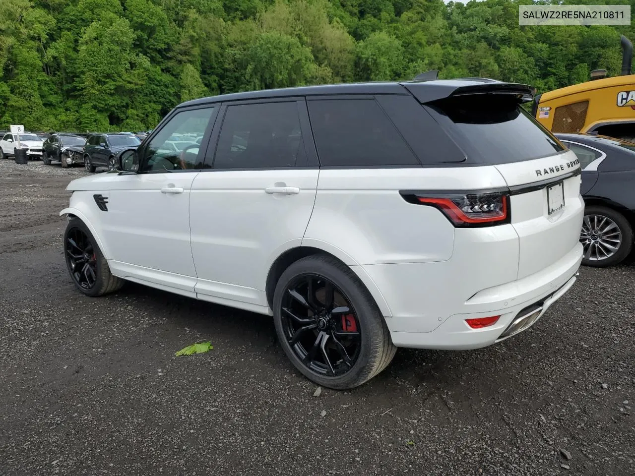 2022 Land Rover Range Rover Sport Svr VIN: SALWZ2RE5NA210811 Lot: 55500504