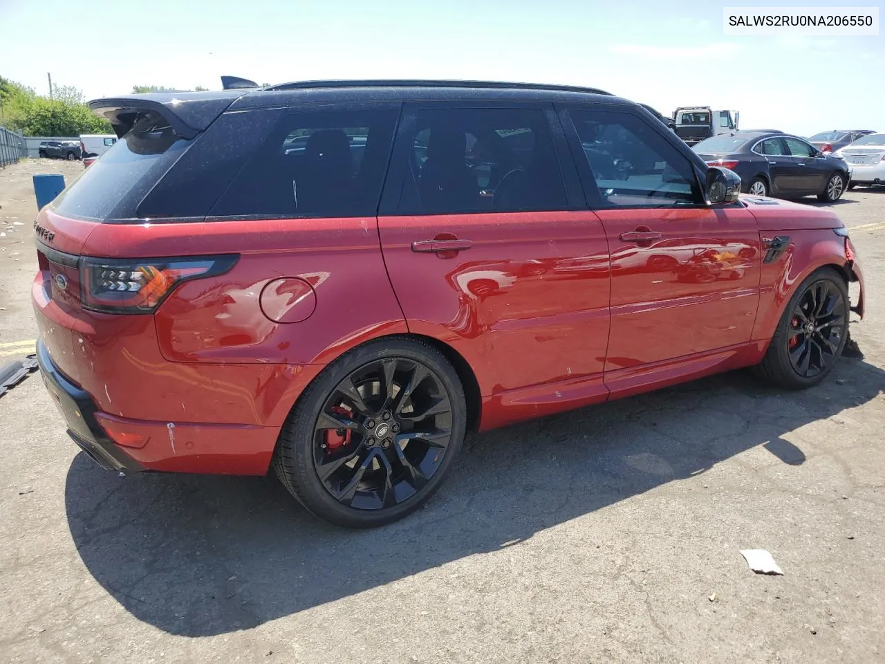 2022 Land Rover Range Rover Sport Hst VIN: SALWS2RU0NA206550 Lot: 56194904