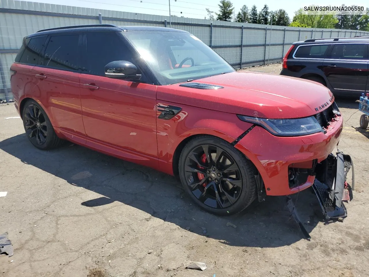 SALWS2RU0NA206550 2022 Land Rover Range Rover Sport Hst