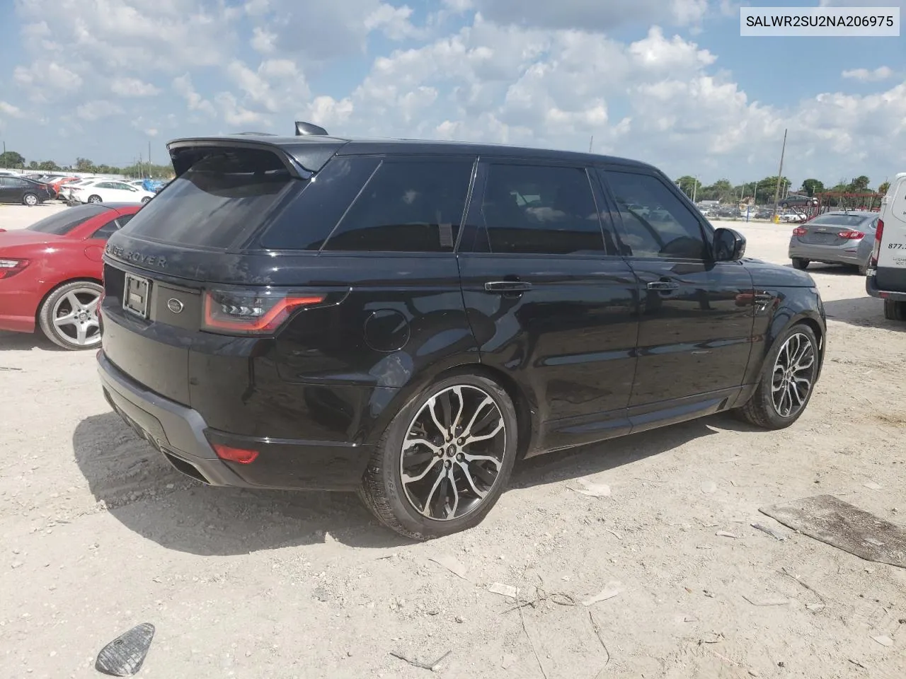 2022 Land Rover Range Rover Sport Hse Silver Edition VIN: SALWR2SU2NA206975 Lot: 56467384