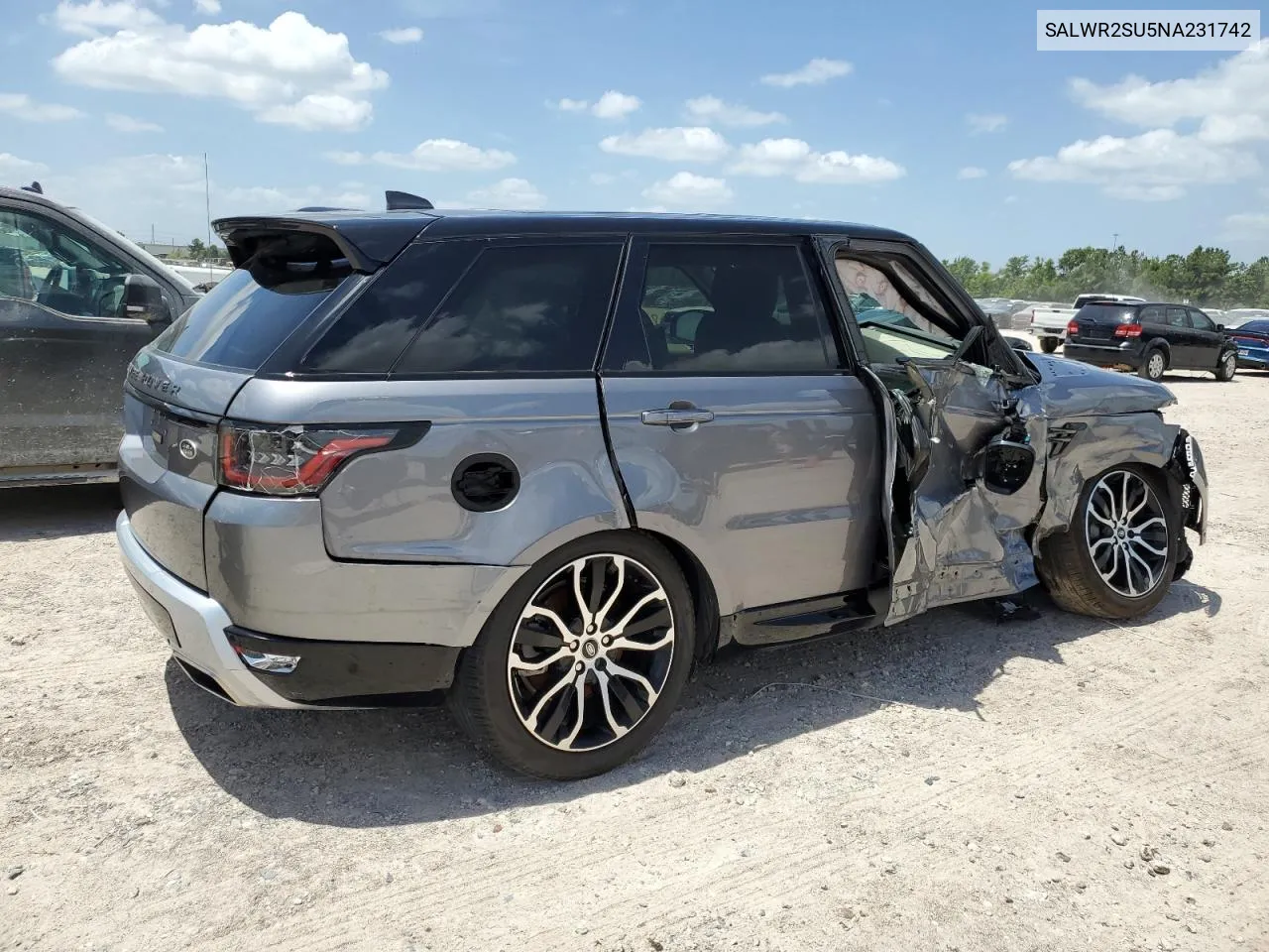 2022 Land Rover Range Rover Sport Hse Silver Edition VIN: SALWR2SU5NA231742 Lot: 61807934