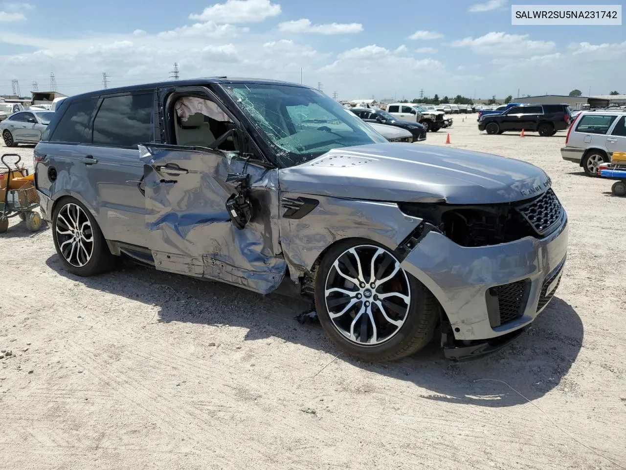 2022 Land Rover Range Rover Sport Hse Silver Edition VIN: SALWR2SU5NA231742 Lot: 61807934