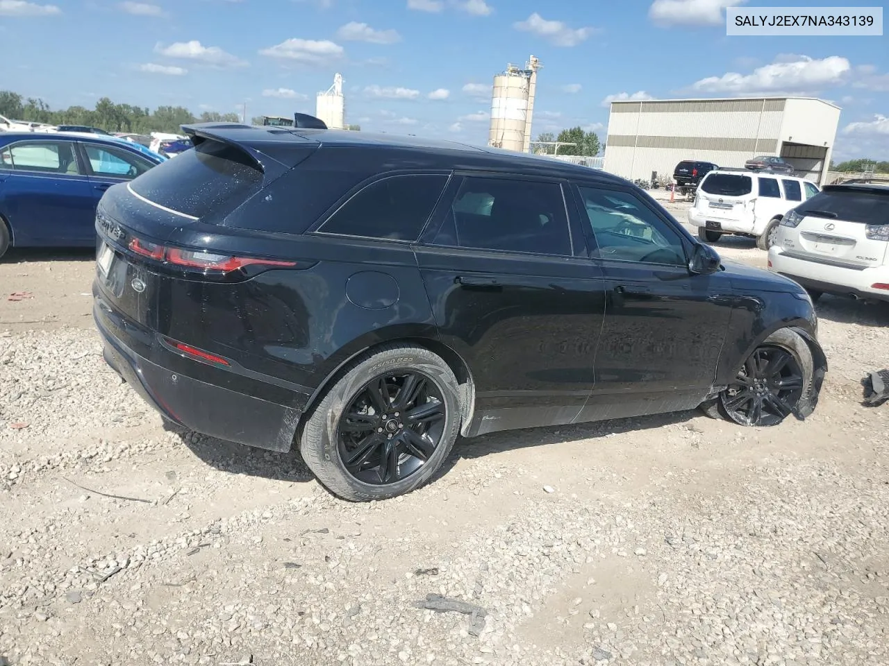 2022 Land Rover Range Rover Velar S VIN: SALYJ2EX7NA343139 Lot: 71491074