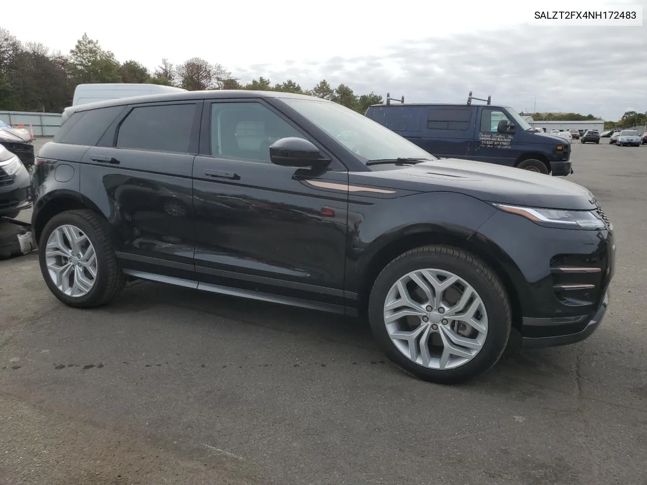 2022 Land Rover Range Rover Evoque R-Dynamic S VIN: SALZT2FX4NH172483 Lot: 72515204