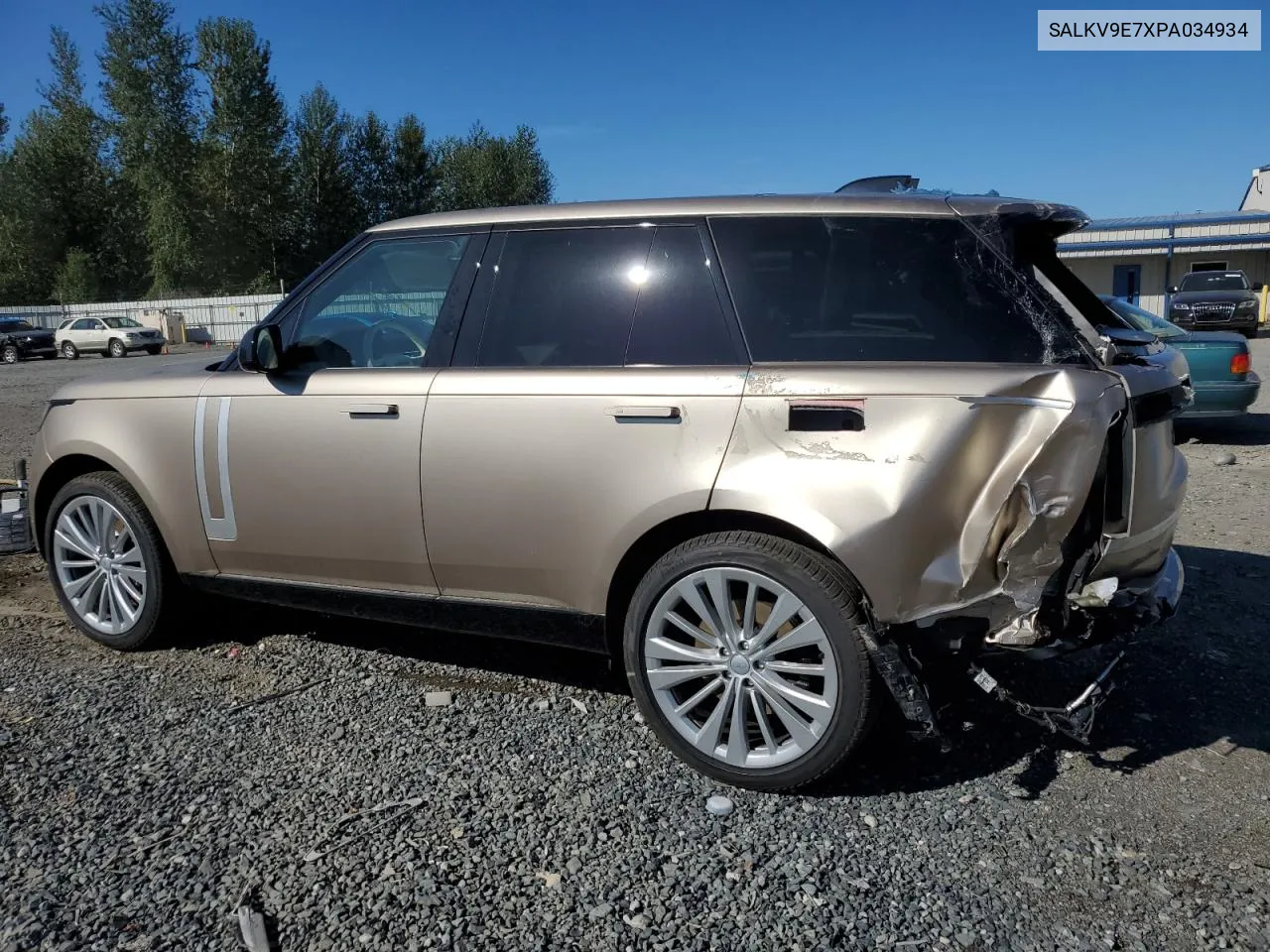 2023 Land Rover Range Rover First Edition VIN: SALKV9E7XPA034934 Lot: 69165084