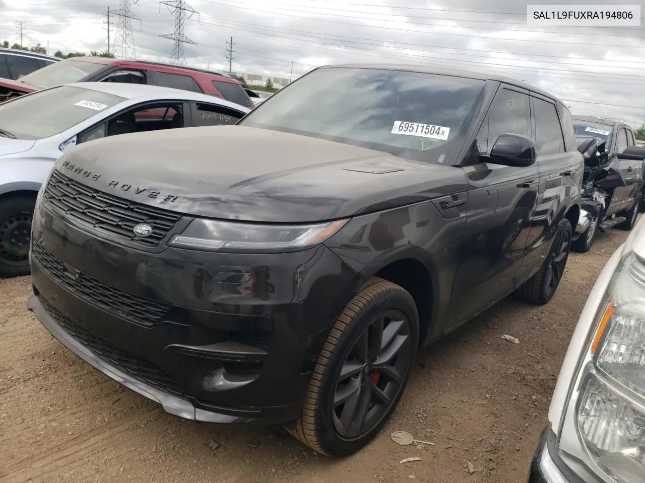 2024 Land Rover Range Rover Sport Dynamic Se VIN: SAL1L9FUXRA194806 Lot: 69511504