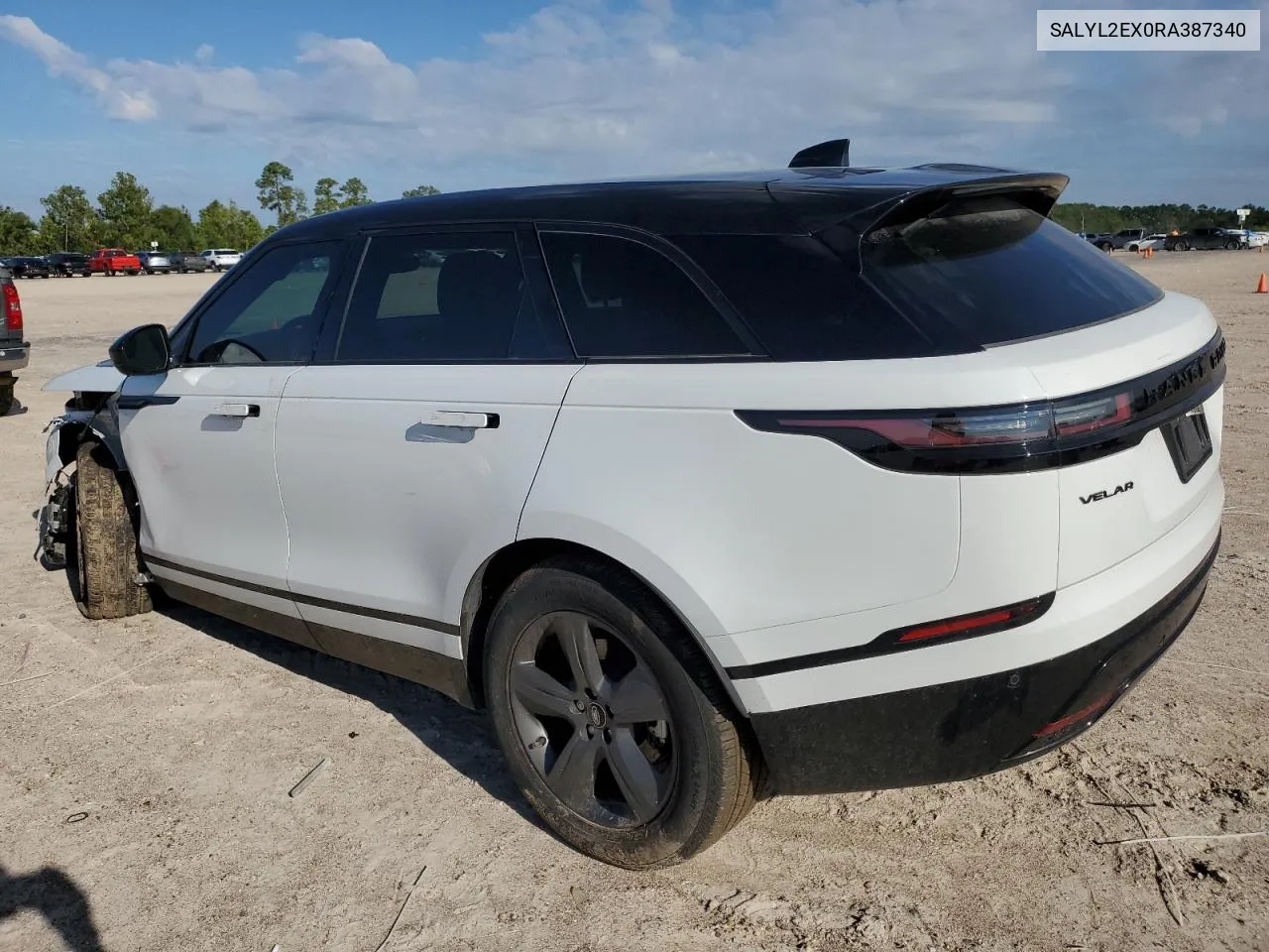 2024 Land Rover Range Rover Velar Dynamic Se VIN: SALYL2EX0RA387340 Lot: 70276284