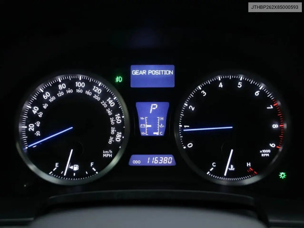 JTHBP262X85000593 2008 Lexus Is-F