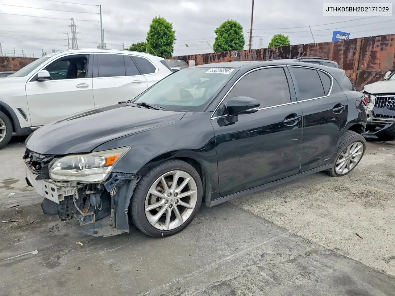 2013 Lexus Ct 200 VIN: JTHKD5BH2D2171029 Lot: 53836356